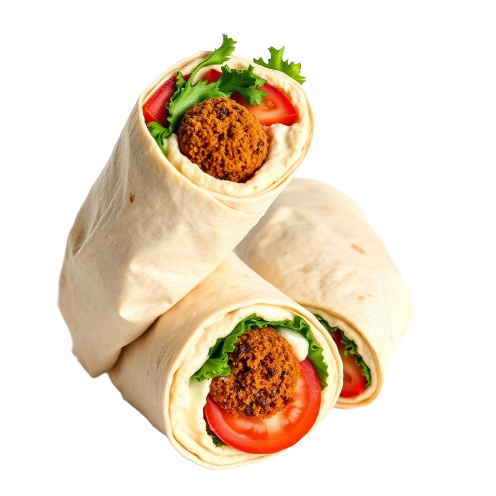 Wrap Falafel Hummus